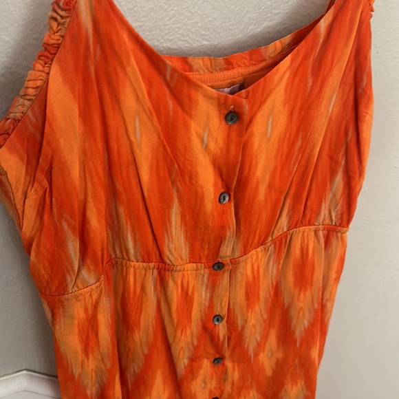 Orange Forever 21 dress. Great for game day! - Picture 2 of 3